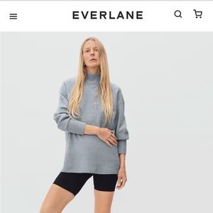 Everlane Cozy-stretch Pullover in Smoke
